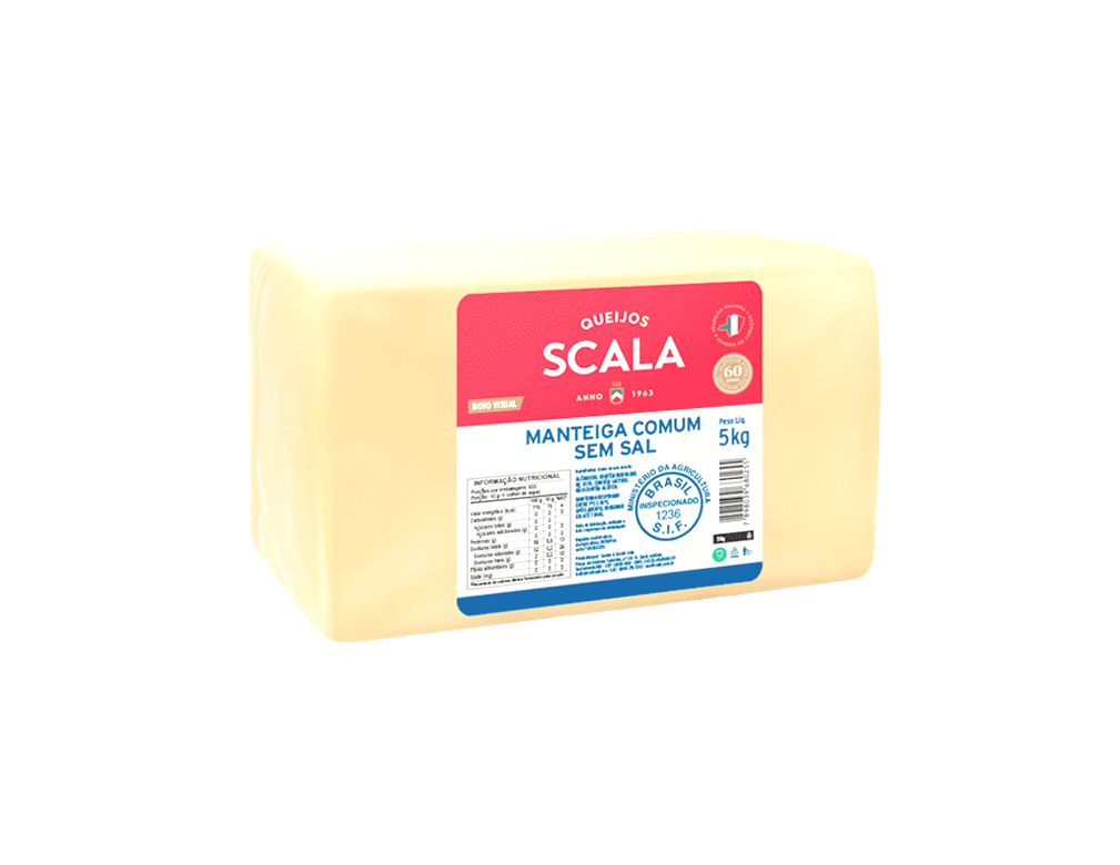 MANTEIGA SEM SAL SCALA (CX 5 KG)